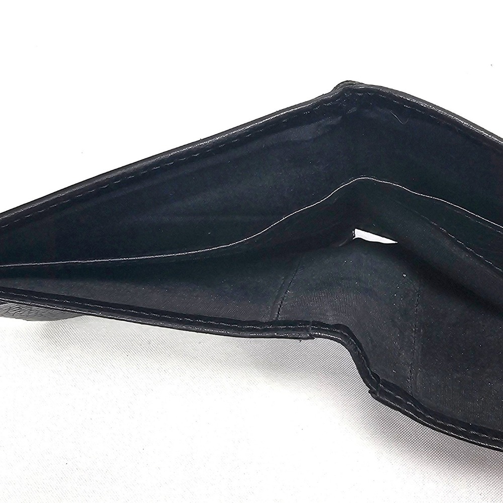 Montblanc Meisterstuck 6cc Bifold Wallet Black Leather One Size Men's - Picture 6 of 10